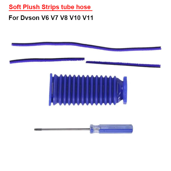 Soft Plush Strips tube hose For Dyson V6 V7 V8 V10 V11 
