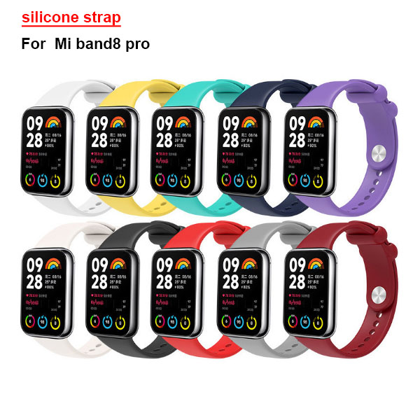  silicone strap For  Mi band8 pro / Redmi Watch4 