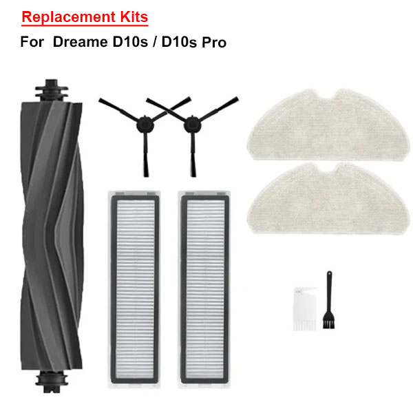  Replacement Kits For  Dreame D10s / D10s Pro 