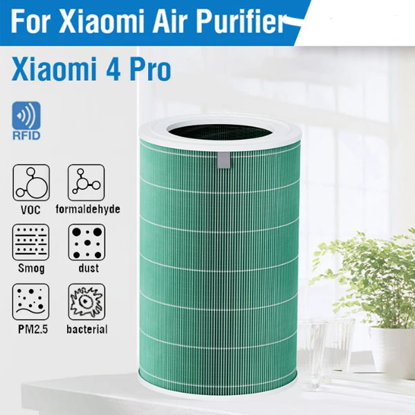  (Blue/Green/Purple)Air Purifier Filter for Xiaomi Mi Mijia Air Purifier 4 Pro 