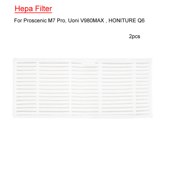   Hepa Filter  for Uoni V980MAX  V980 pro, for HONITURE Q6 ,for Proscenic M7 Pro,  