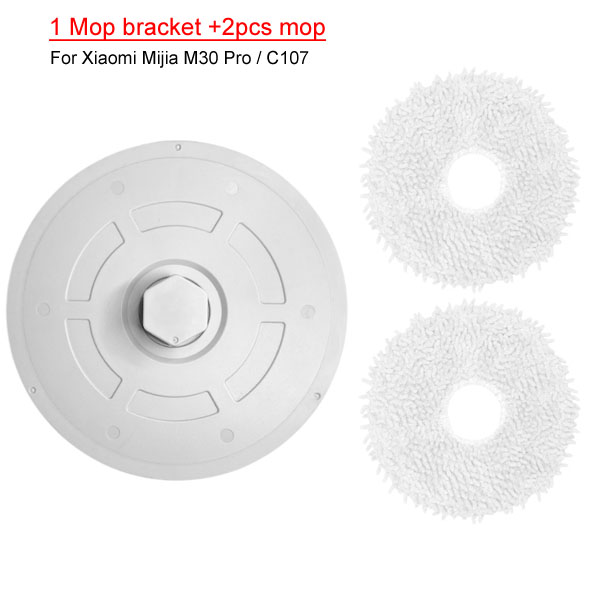  Mop bracket +2pcs mop  For Xiaomi Mijia M30 Pro / C107 