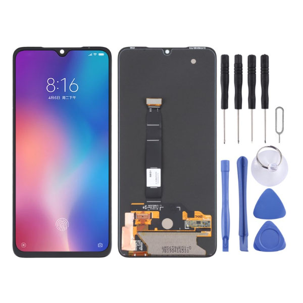  Original AMOLED LCD Screen for for Xiaomi Mi 9 with Digitizer Full Assembly(Black) 