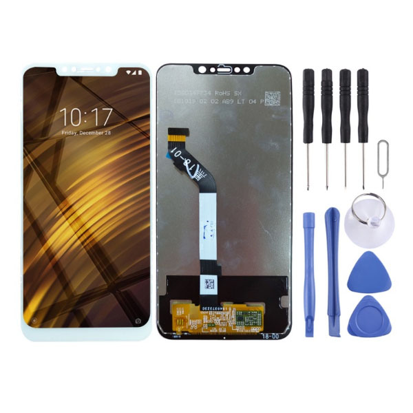   TFT LCD Screen for for Xiaomi Pocophone F1 with Digitizer Full Assembly(White)  