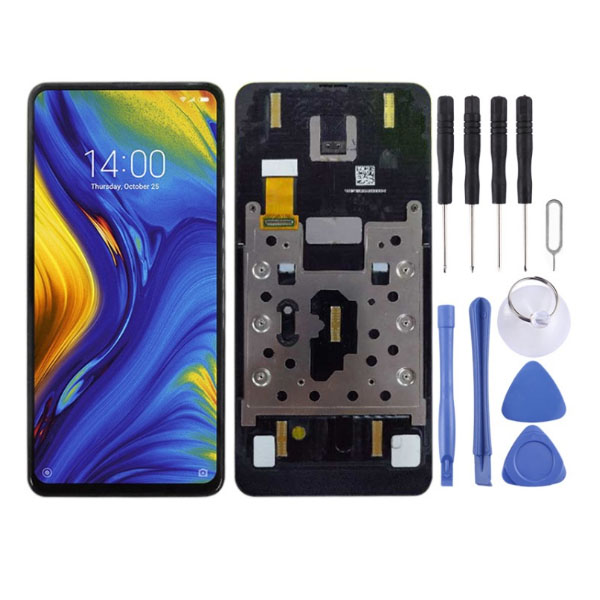  Original LCD Screen for for Xiaomi Mi Mix 3 Digitizer Full Assembly with Frame(Black) 