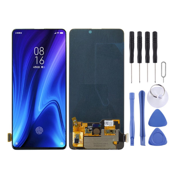  Original Super AMOLED LCD Screen for Xiaomi Mi CC9e / Mi A3 with Digitizer Full Assembly(Black) 