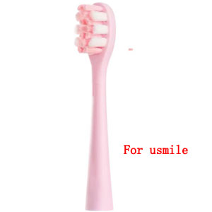   (pink)Electric Toothbrush Heads For usmile  Y1/Y1S/Y2/Y3/Y4/U1/U2/U3/U4/U2S/P1/P3/P10  