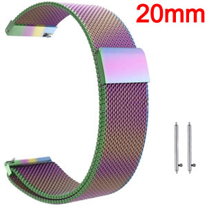  (multicolour) 20mm Fashion Business Wristband For Huami Bip/Bip lite/GTS1/2/GTR 42mm 