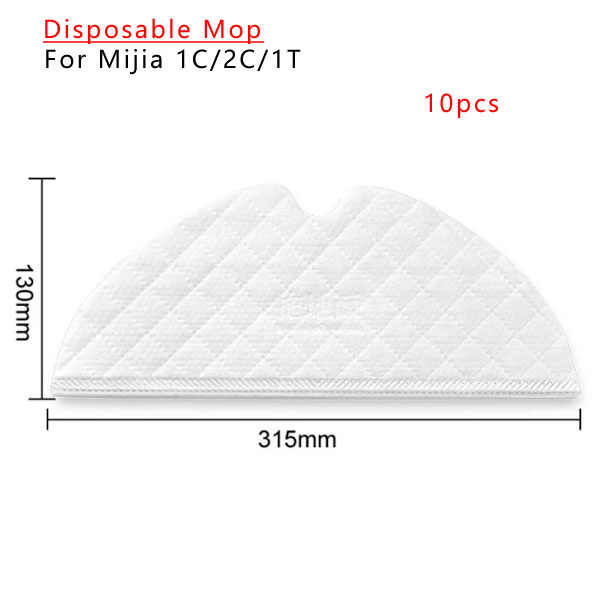 disposable mop  for Mi Robot Vacuum Mop /Mijia 1C STYTJ01ZHM / 2C /1T 