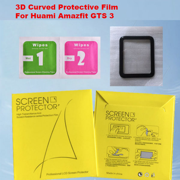 3D Curved Protective Film For Huami Amazfit GTS3