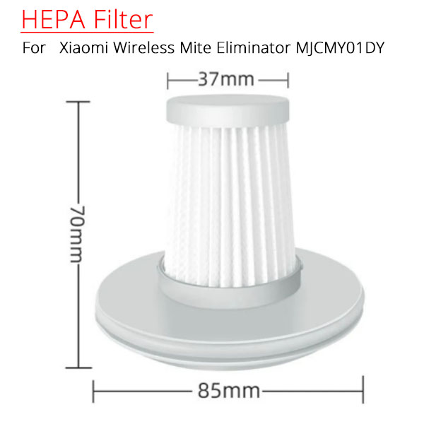 HEPA Filter For Xiaomi Wireless Mite Eliminator MJCMY01DY Vacuum Cleaner
