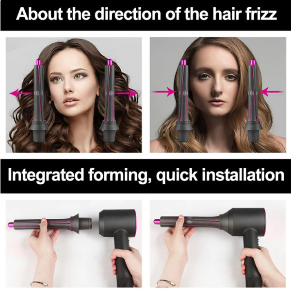     Auto Hair Curling Barrel Compatible  For Dyson HS01/HS05 Airwrap 40mm   _4