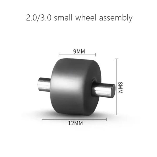  2pcs Front Caster Wheel Parts For Tineco Floor 2.0 LED / 2.0 LCD Vacuum Cleaner Spare Accessories _2