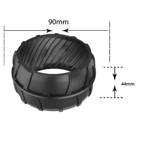  Wheel Protection XL For Worx Robotic Lawnmower Front Wheel S300 M500 M700 M500 Plus M1000 Profile Tuning _2