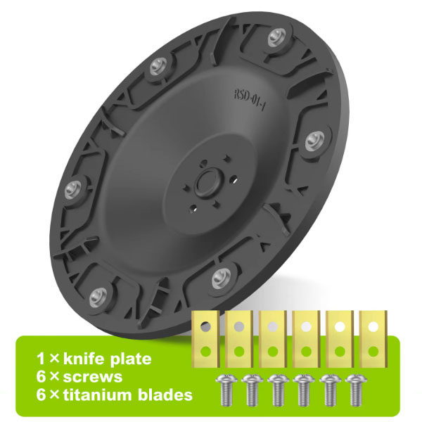  Robot Lawnmower Turntable with 6 Blades for Worx Landroid S&M (Until 2020), Landxcape, Kress & Einhell _2