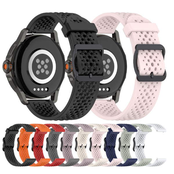  22mm Breathable silicone strap For MI S4 Sport _1