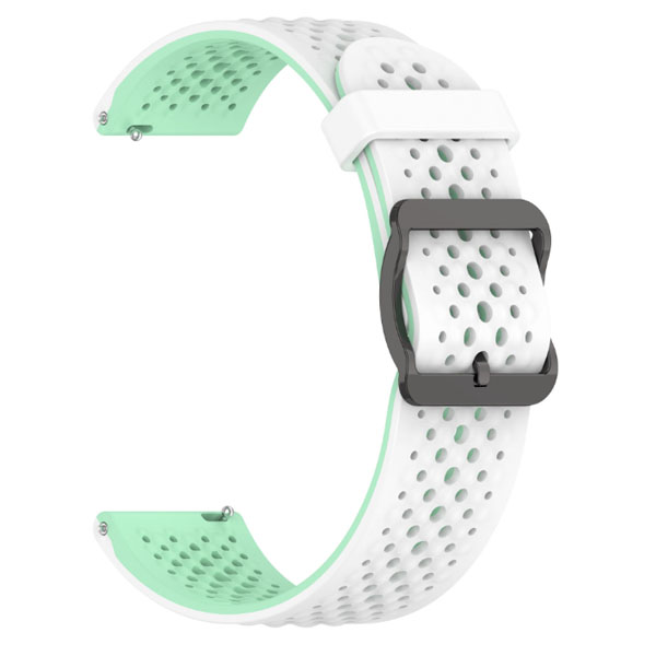   22mm two-tone Breathable silicone strap For MI S4 Sport  _2