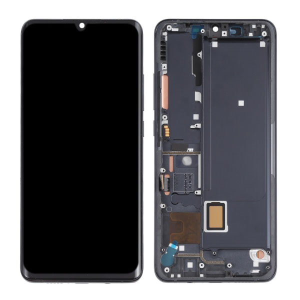  AMOLED LCD Screen for for Xiaomi Mi Note 10 Lite M2002F4 for LG Digitizer Full Assembly with Frame(Black) _1