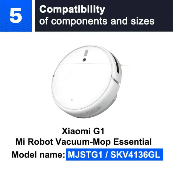  Replacement Kits For MI Mop essential/ G1 MJSTG1 Robot Vacuum Cleaner       